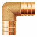L-shaped hose connector