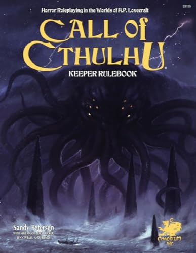 Call of Cthulhu Keeper Rulebook - Revised Seventh Edition: Horror Roleplaying in the Worlds of H.P. Lovecraft (Call of Cthulhu Roleplaying)