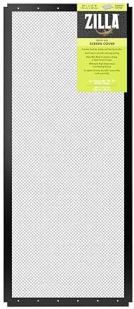 Zilla Fresh Air Screen Cover, Secure and Durable Metal Mesh Cover for Reptile Terrariums, 30 x 12 inches