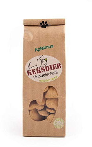 Keksdieb Apfelmusherzen - Hundekeks natürlich natur apfelmus (100 g)