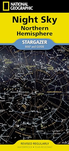 National Geographic Night Sky - Northern Hemisphere Map (Stargazer folded) (National Geographic Reference Map)