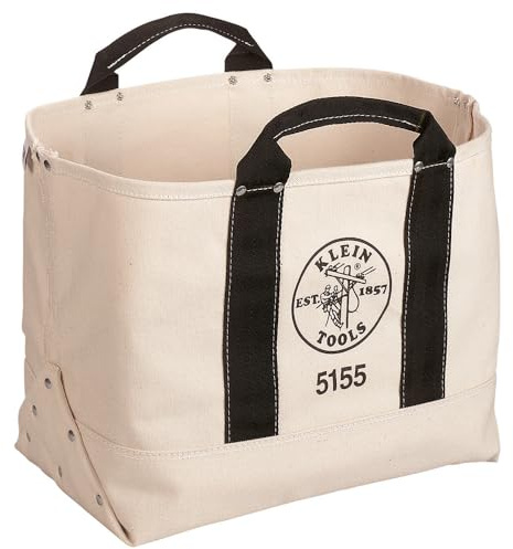 Klein Tools 5155 Canvas Tool Bag, 17-Inch