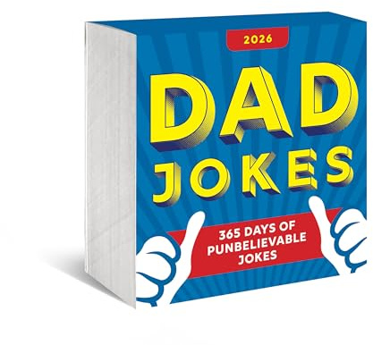 2026 Dad Jokes Boxed Calendar: 365 Days of Punbelievable Jokes (Daily Joke Calendar for Him, Desk Gift for Her) (World's Best Dad Jokes Collection)