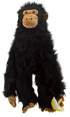 The Puppet Company - Large Primates - Chimp Hand Puppet, 80 centimeters