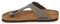 Birkenstock Damen Gizeh Birko-Flor Nubuck Sandalen, Grau, 37 EU Schmal