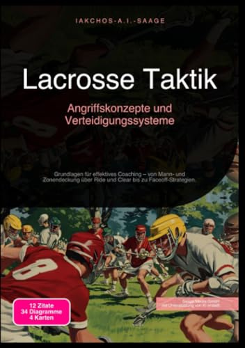 Lacrosse Taktik: Angriffskonzepte und Verteidigungssysteme: Grundlagen für effektives Coaching – von Mann- und Zonendeckung über Ride und Clear bis zu Faceoff-Strategien.