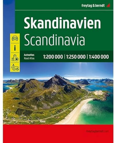 SUPERATLAS SCANDINAVIE: Wegenatlas schaal 1 : 200.000/250.000/400.000: SCAN 1