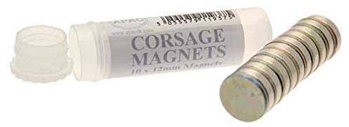 APAC 5 Super Strong Corsage Magnets Button Holes/Corsage