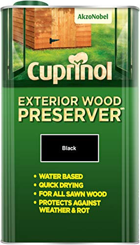 Cuprinol Exterior Wood Preservers - Black 5L