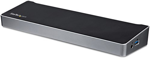 StarTech.com Triple Monitor USB 3.0 Laptop Docking Station - 4K HDMI, 2x DisplayPort - Universal USB Dock for Windows & Mac OS (10.14 & Above) (USB3DOCKH2DP)