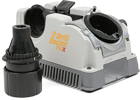 DRILL DOCTOR Bohrerschärfer - DD750XI Bohrer Schärfgerät - Schleifmaschine für Bohrer - Bohrerschärfgerät Profi