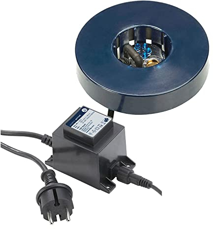 Bell´Acqua® Mystic Fog - Teichnebler - LED-Licht - Nebel- und Lichteffekte - Farbe schwarz - Indoor - Outdoor - energieeffizient - Wasserspiel