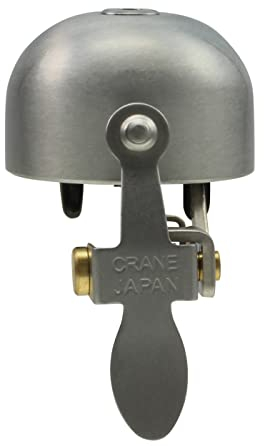 CRANE Bell Co. Fahrradklingel E Ne W Clamp Band Mount, Silber, 3.7 x 3.7 x 5 cm, CR-ENE-SL