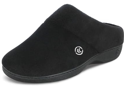 isotoner Women's Terry Clog Slippers: Non-Slip, Indoor/Outdoor, Non-Slip, Memory Foam, Machine Wash