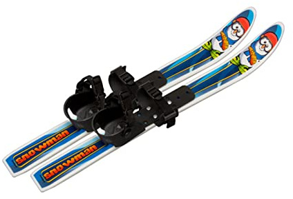 Whitewoods Snowman 70cm Cross Country Backyard Ski Set, Ages 2-4, No Poles
