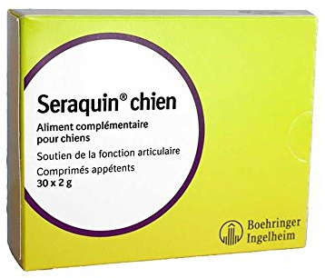 Boehringer-Ingelheim - SERAQUIN - Problèmes articulaires - 30 cp - Chien