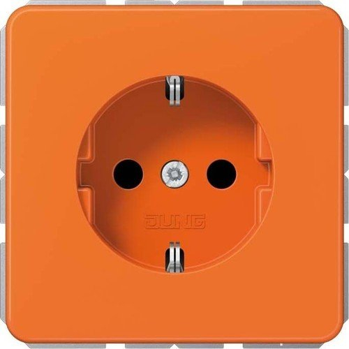 Jung 1520 BF O Schuko Steckdose 16 A 250 V bruchsicher Serie CD orange