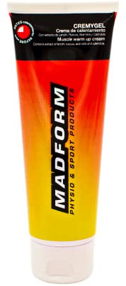 Madform Crema De Calentamiento Muscular - Efecto Calor, Naranja, 120 ml
