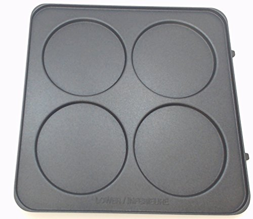 Cuisinart WAF-300LPP Replacement Lower Pancake Plate for Belgian Waffle Maker Fits Models WAF-300, & WAF-300P1 Only OEM
