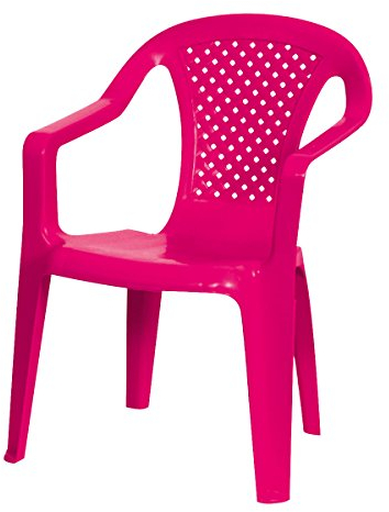 Progarden Stuhl Kindermonoblock Sedia, Baby, rosa