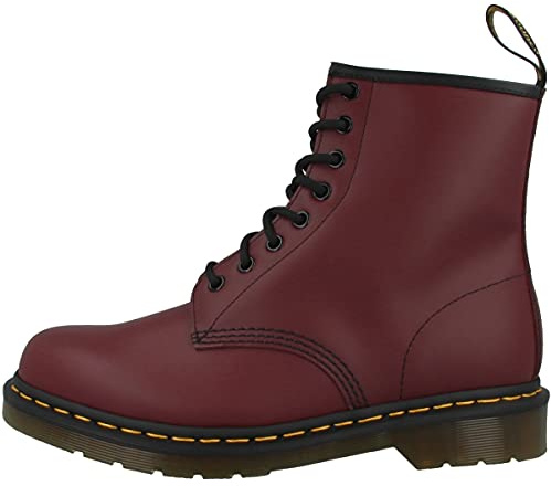Dr. Martens 1460, Botas Militares Unisex, Rojo (Cherry Red), 42 EU