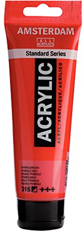 Amsterdam Standard Series Acrylic Tube 120 ml Pyrrole Red 315 (17093152)
