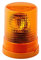 HELLA 2RL 004 958-111 Halogen-Rundumkennleuchte - KL 700 - 24V - gelb - rund - Anbau/geschraubt - Stecker: Flachstecker