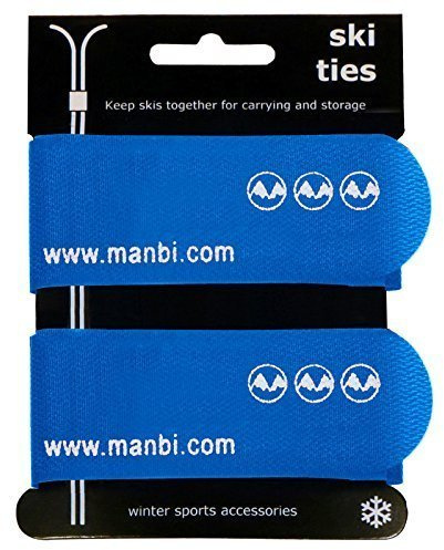 Manbi Coppia di Strappi in Velcro PRO Jumbo Colore Blu