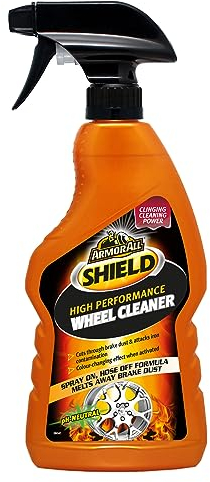 Armor All Shield, High Performance Wheel Cleaning Spray 500ml, Colour Change Technology, Removes Dirt and Enhances Shine, Suitable for All Wheels, Ideal for Car & Motorcycle Detailing, Made in the UK