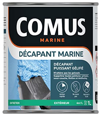 DECAPANT MARINE - COMUS - Gel décapant toutes peintures Translucide Orangé 1.00Litre