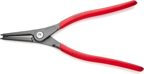 KNIPEX Alicate de precisión para arandelas para arandelas exteriores de ejes con cartulinas autoservicio Mangos, 49 11 A4 SB