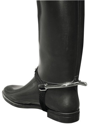 Sporen mit Sporenriemen Damen paarweise, 15 mm, Tropfenform