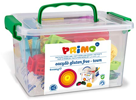 PRIMO - Box met 6 kleuren klei [Toy]