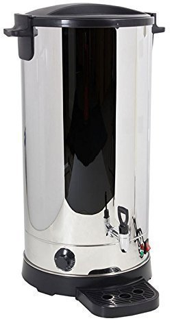 Stainless Steel Tea Urn 35 Litre Electric Catering Hot Water Boiler 2500W