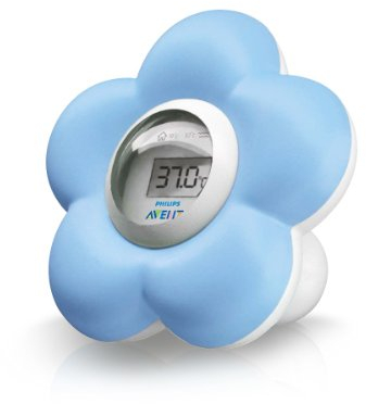 Philips Avent SCH550/20 - Termómetro para habitación y baño, color azul