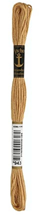 ANCHOR Broderi trådar sticktwist, löplängd: 8m 943