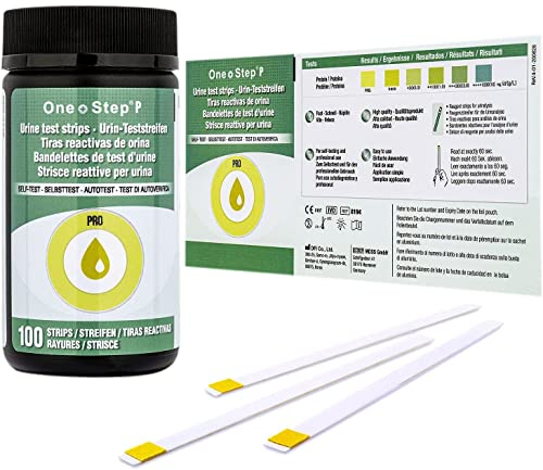 One Step Protein Test Strips Urine Testing Kits (100 Tests)