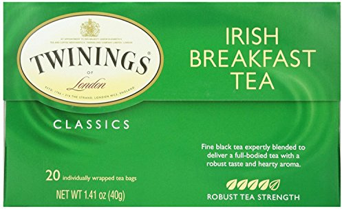 Twinings, Classics, Irish Breakfast Tea, 20 Tea Bags, 1.41 oz (40 g)