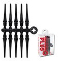 NineDartOut.us New!! Fit Point Plus Soft Tip Dart Tips - 50 Count (Black)