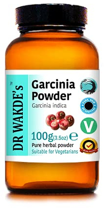 DR WAKDE'S Garcinia Fruit Powder - 100g (3.5oz) | Pure, Raw & Dried Powder | Ayurvedic Herb | Vegan | Nothing Added, Nothing Removed | Same Day Dispatch