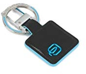 Piquadro PC3757B2/N Blue Square Portachiavi, Nero