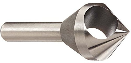KEO 53523 Cobalt Steel Single-End Countersink, Uncoated (Bright) Finish, 90 Degree Point Angle, Round Shank, 3/8 Shank Diameter, 5/8 Body Diameter