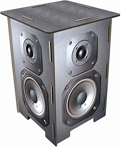 Werkhaus Hocker im Design Lautsprecherbox grau