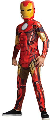 Rubies Marvel Universe Classic Collection Avengers Assemble Iron Man Costume, Child Large (880607_L)