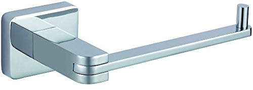 MSV 141446 Toilettenpapierhalter, Messing, Silber, 12.4 x 9.8 x 16 cm