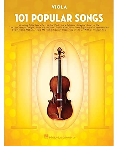 101 Popular Songs - Viola (Instrumental Folio): Noten, Sammelband für Viola