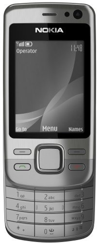 Nokia 6600i Slide Silver (MP3, Bluetooth, Opera Mini, Kamera mit 5 MP) Handy