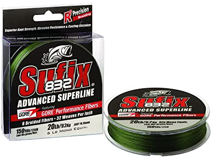 Sufix 832 Advanced Superline 120, Grün, Größe 0.150 mm