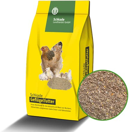 Broilerfutter - Universalaufzucht- und Mastfutter für Broiler, Enten und Gänse, mehlförmig, 25 kg