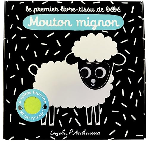 Le Premier Livre Tissu de Bébé - Mouton mignon
